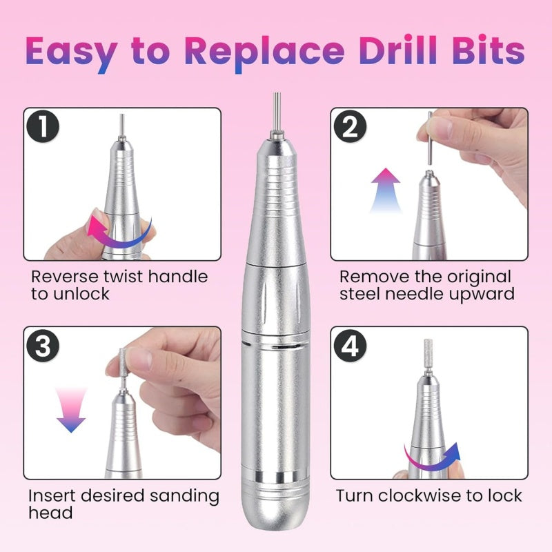 Elektrische Nagelfeile USB, tragbar