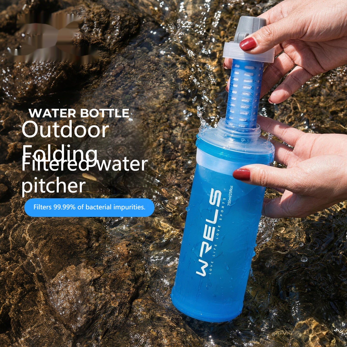 Wasserreiniger-Flasche
