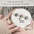 Personalisierbares Armband mit Geburtsblume – Bild 1 | LuxeStyle