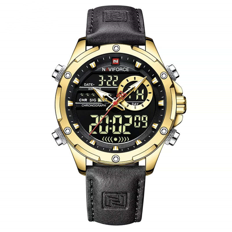 Herren Multifunktionsuhr mit Dual-Display – Bild 2 | LuxeStyle