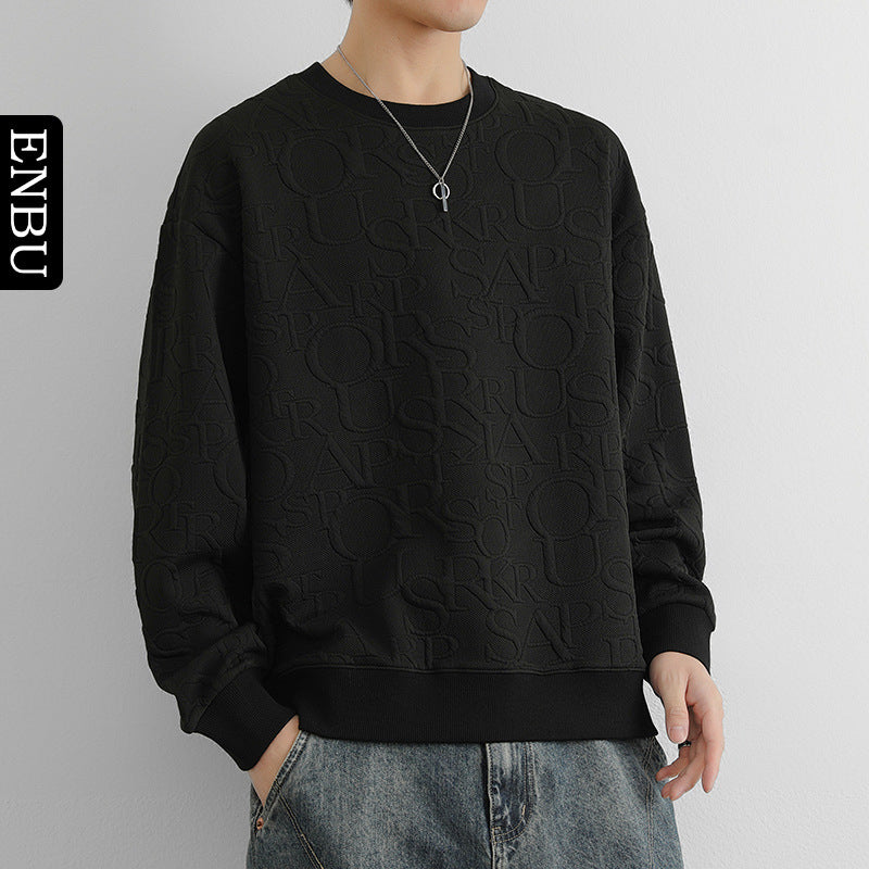 Loose-Fit Pullover ohne Kapuze, einfarbig – Bild 4 | LuxeStyle