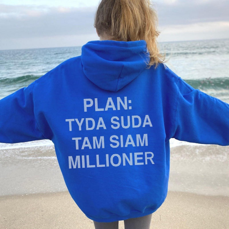 Kapuzenpullover im Streetwear-Stil für Damen