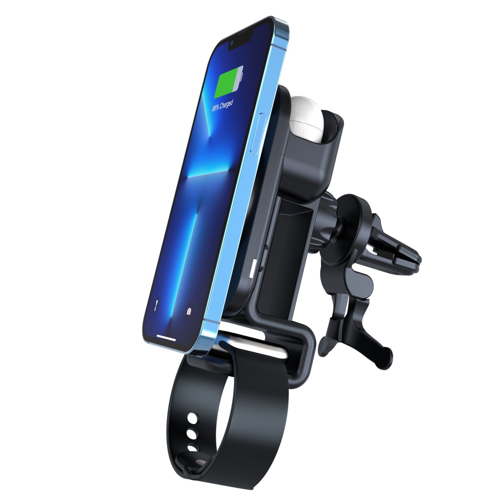 S6 Magnetisches 3-in-1 Auto-Wireless-Ladegerät