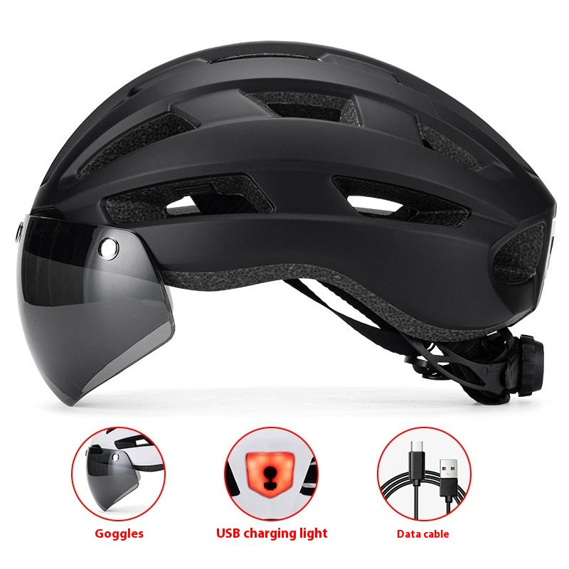Velohelm mit magnetischem Visier – Ref. CJ-2411021439251601900