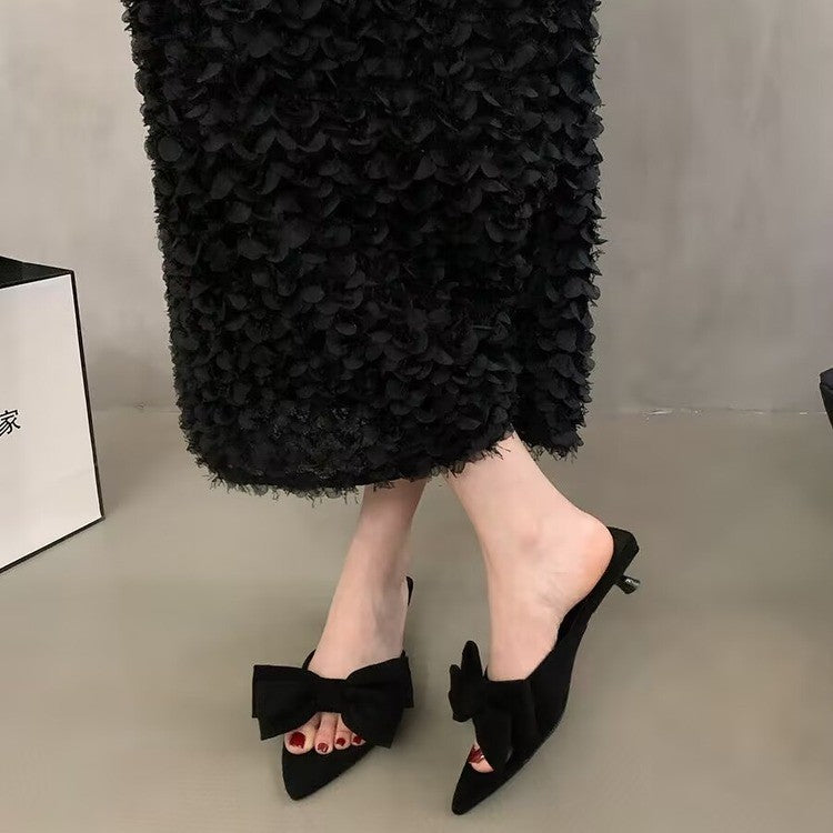 Spitze High-Heel Sandalen im Elfen-Look