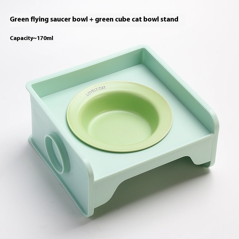 Ceramic-Höhenverstellbarer Tischrahmen mit Quadratischer Katzenbowl