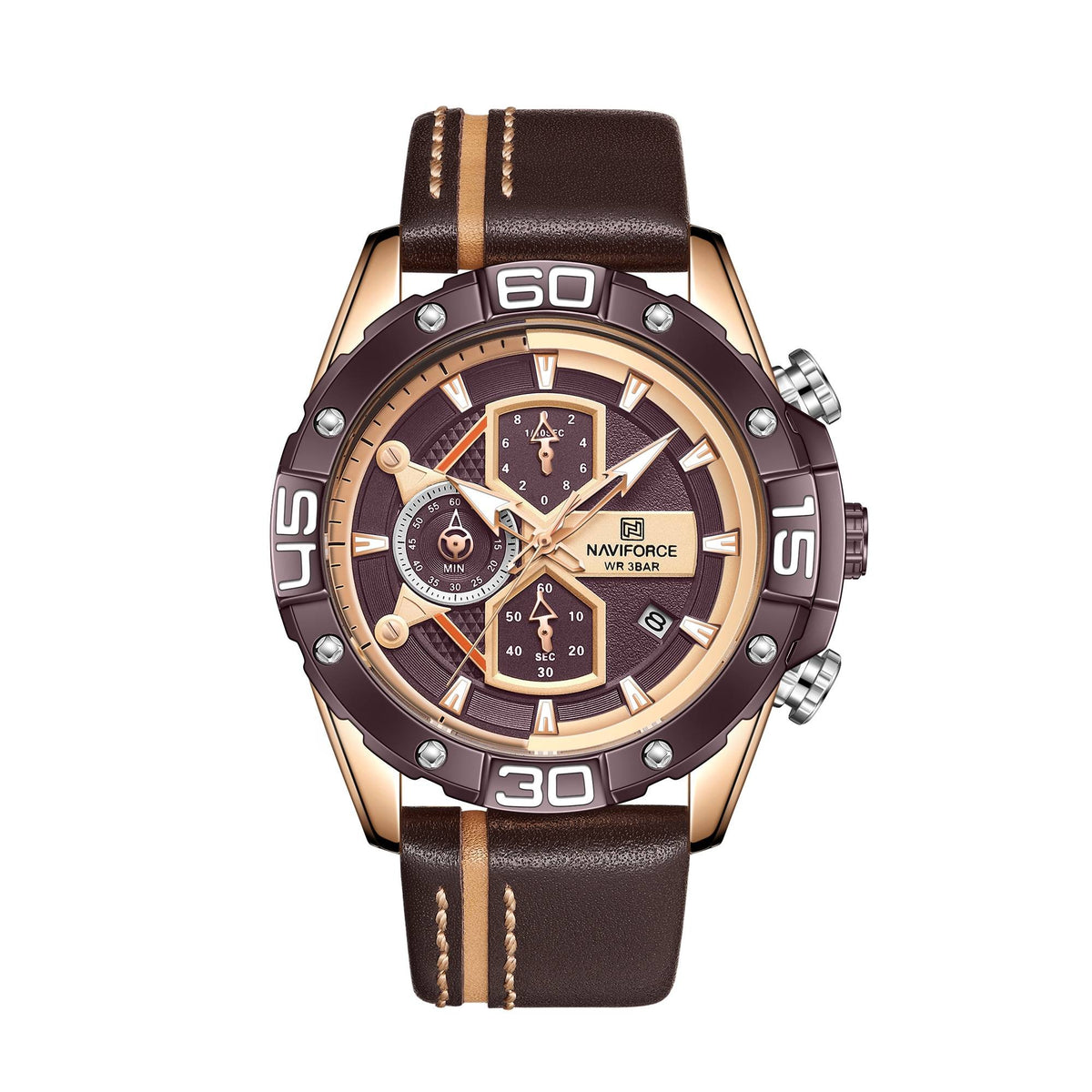 Fashion Skeleton Drei-Augen Wasserdichte Herrenuhr – Bild 5 | LuxeStyle