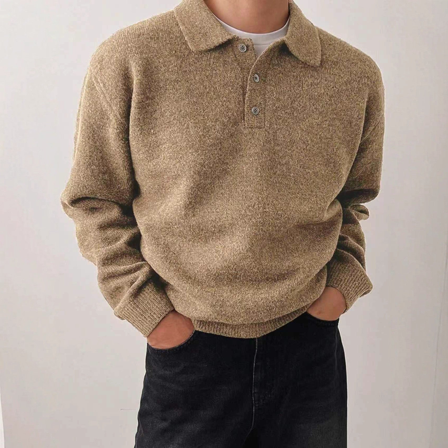 Turtleneck-Pullover für dicken Mantel