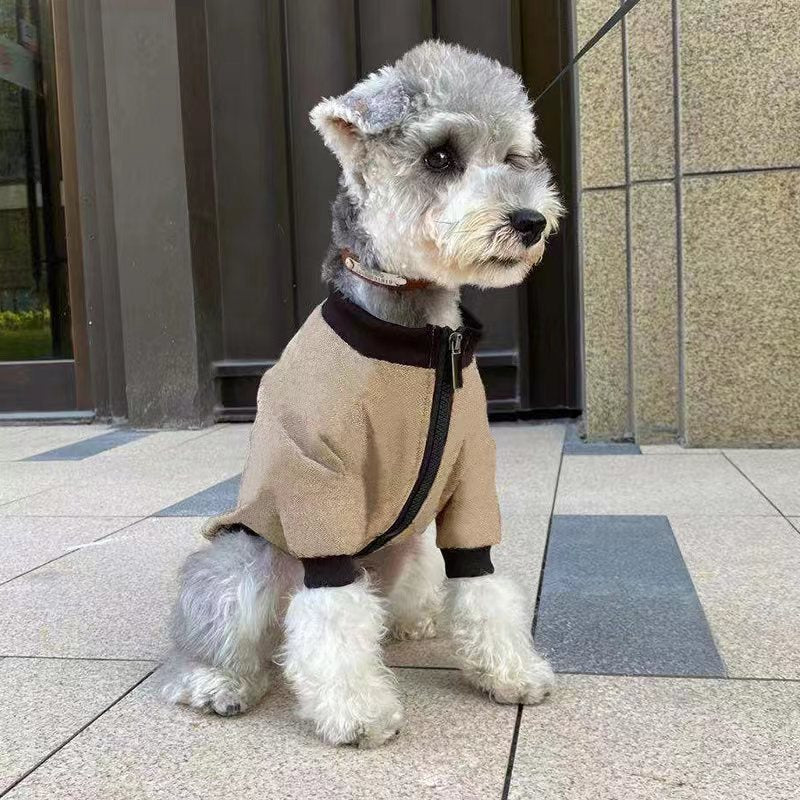 Winterjacke für Haustiere mit Kapuze