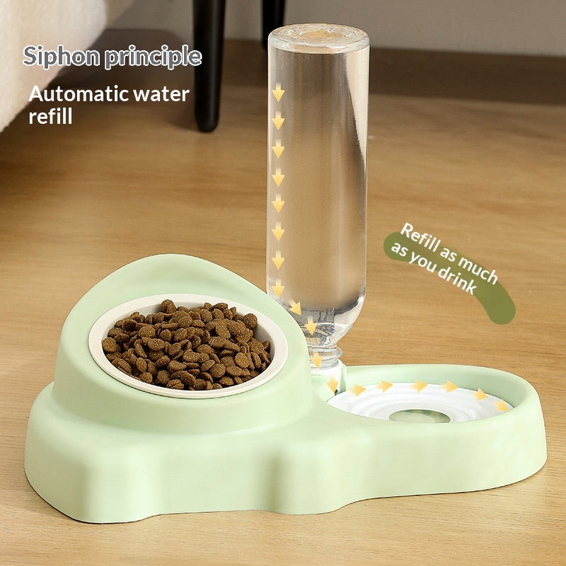 Katzenkessel mit automatischer Wasserversorgung und Futterbehälter – Bild 3 | LuxeStyle