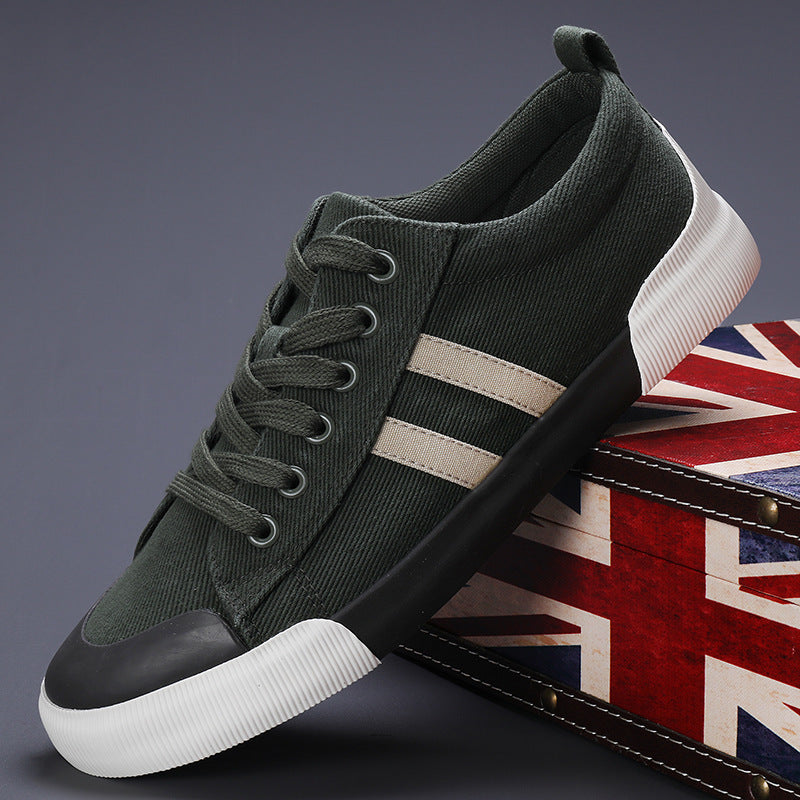Leichte Canvas Low-Top Herrenschuhe – Bild 7 | LuxeStyle