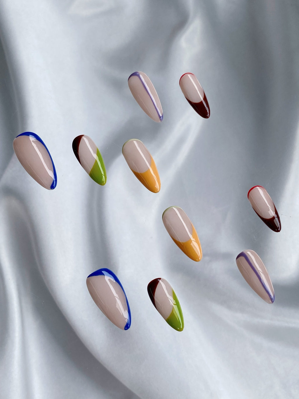 Handgemachte Macaron-Press-on-Nägel | LuxeStyle