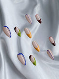 Handgemachte Macaron-Press-on-Nägel | LuxeStyle