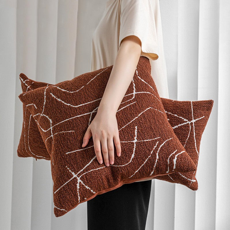 Sofa Kissen mit geometrischem Muster – Bild 8 | LuxeStyle