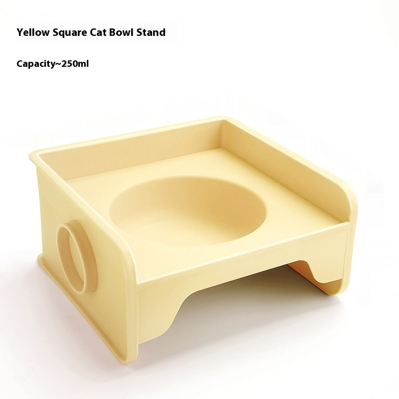 Ceramic-Höhenverstellbarer Tischrahmen mit Quadratischer Katzenbowl