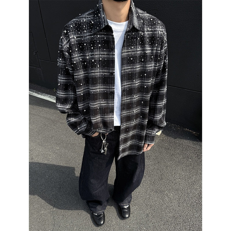 Herren Hemd mit Stickerei und Karomuster – Bild 2 | LuxeStyle