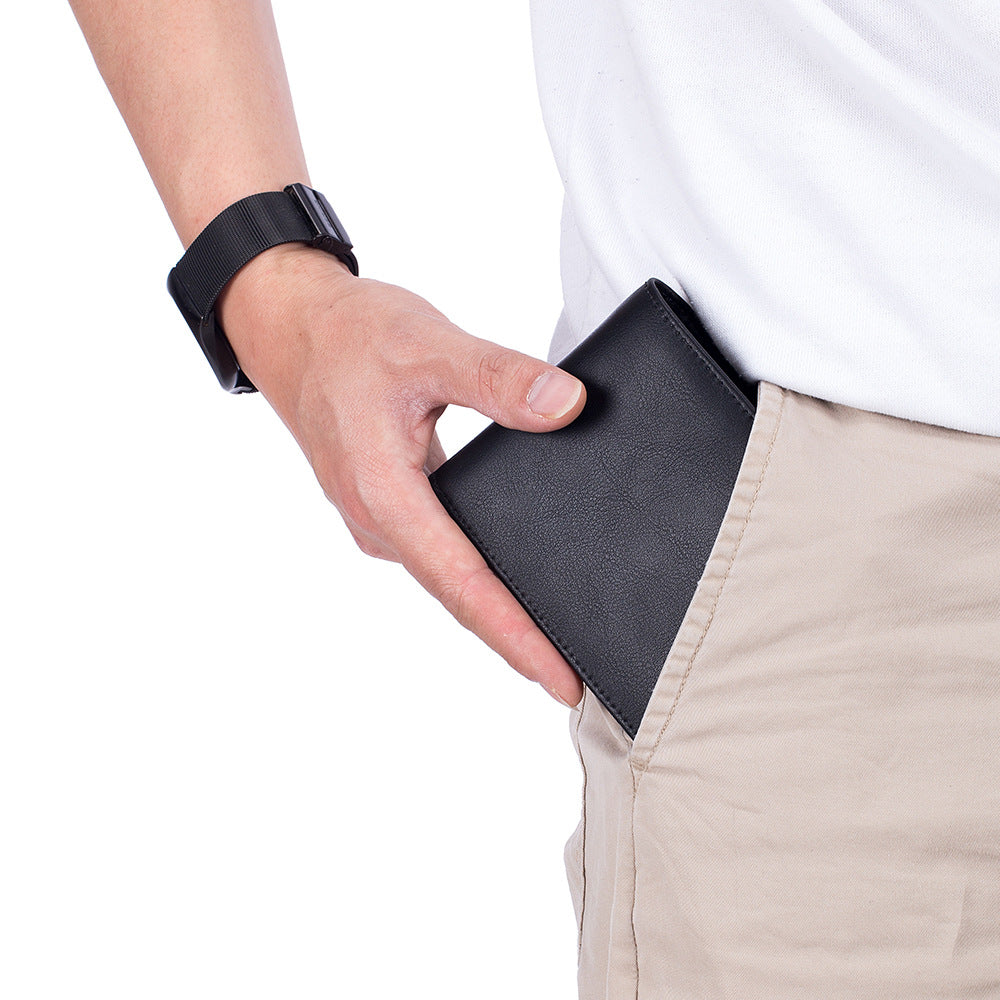 Männliche Brieftasche aus weichem Rindsleder