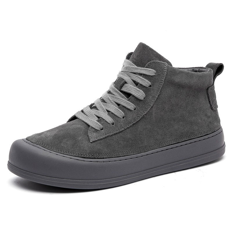 Lässige High-Top Leder Worker-Boots für Herren – Bild 6 | LuxeStyle