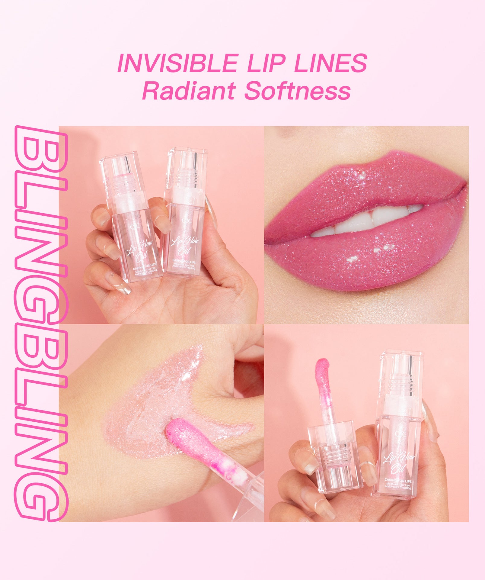 Farbveränderndes Lip Oil mit Glitzer – Ansicht 2