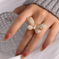 Mode-Schmetterling-Offener Ring – Bild 3 | LuxeStyle