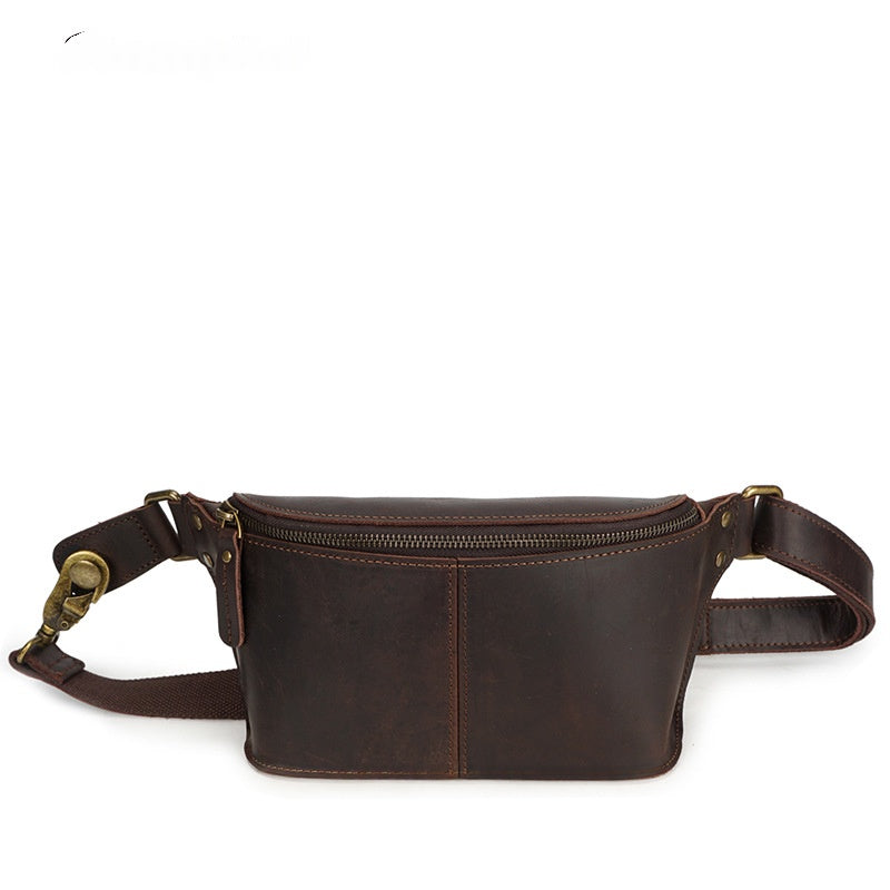 Vintage Leder-Bauchtasche