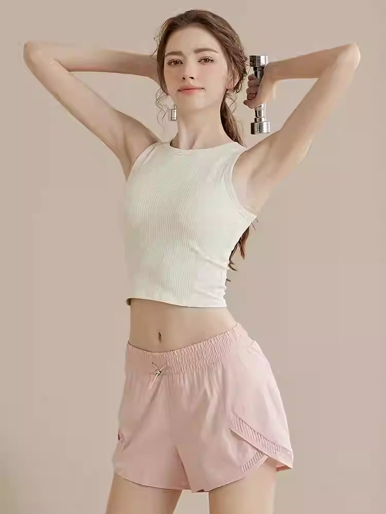 Damen Sport-Tanktop mit integrierten BH-Pads