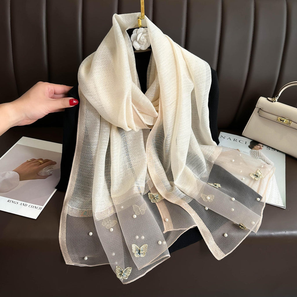 Bunter Schmetterlingssilk-Schleier – Bild 8 | LuxeStyle