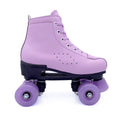 Doppelte Leder-Roller-Skates