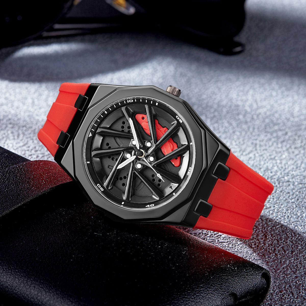 Drehbare Herren-Armbanduhr