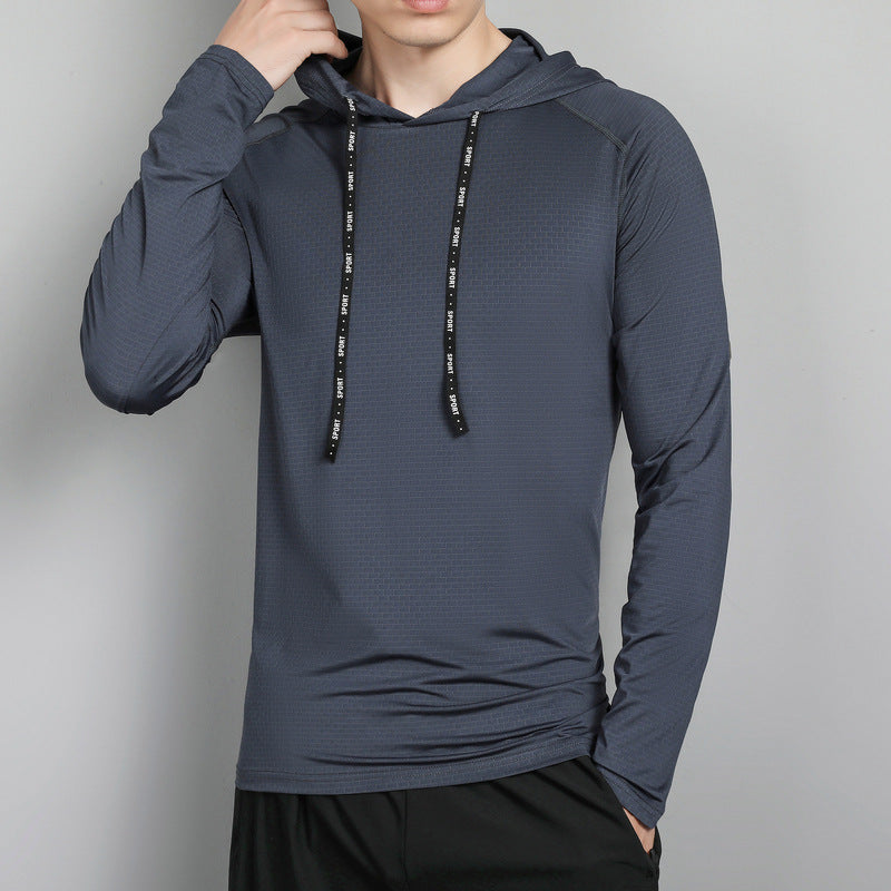 Lockerer, schweissabsorbierender Lauf-Hoodie für Herren – Bild 2 | LuxeStyle