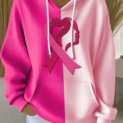 Lässiger Hoodie mit Cartoon-Print