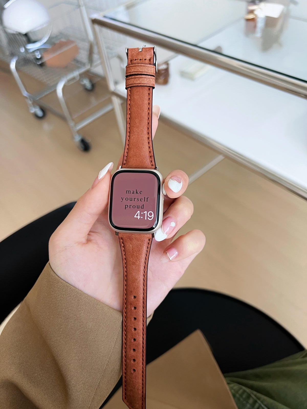 Vintage-Uhrenarmband aus Leder für Apple Watch | LuxeStyle