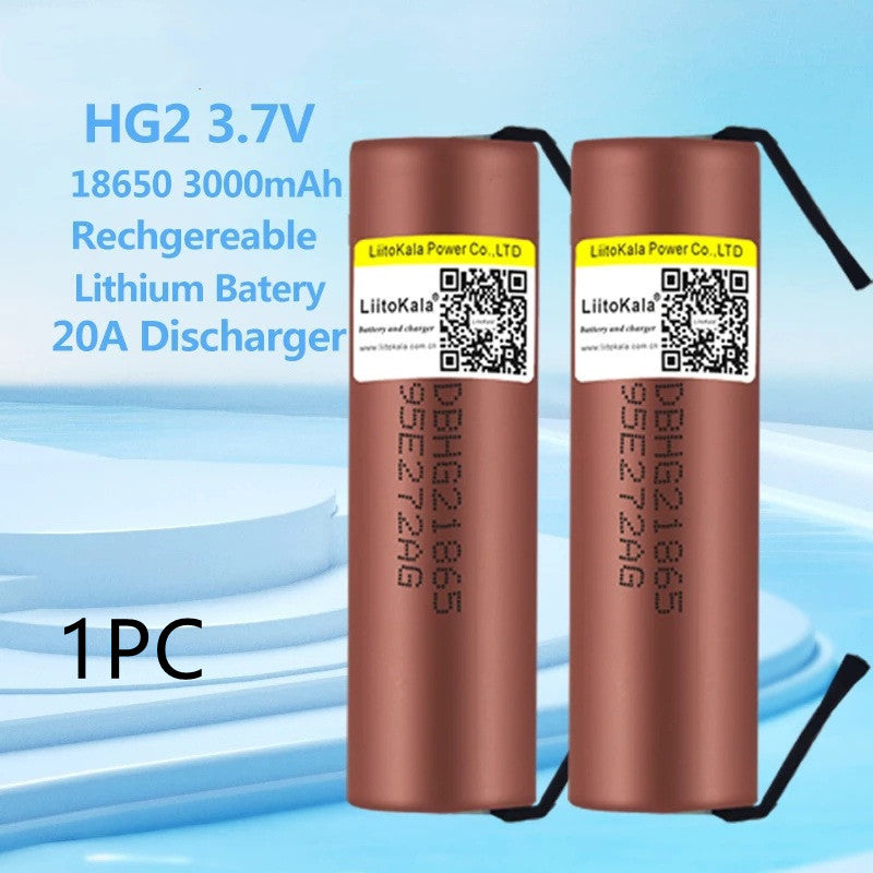 18650 HG2 Lithium-Akku 3000mAh – Bild 2 | LuxeStyle