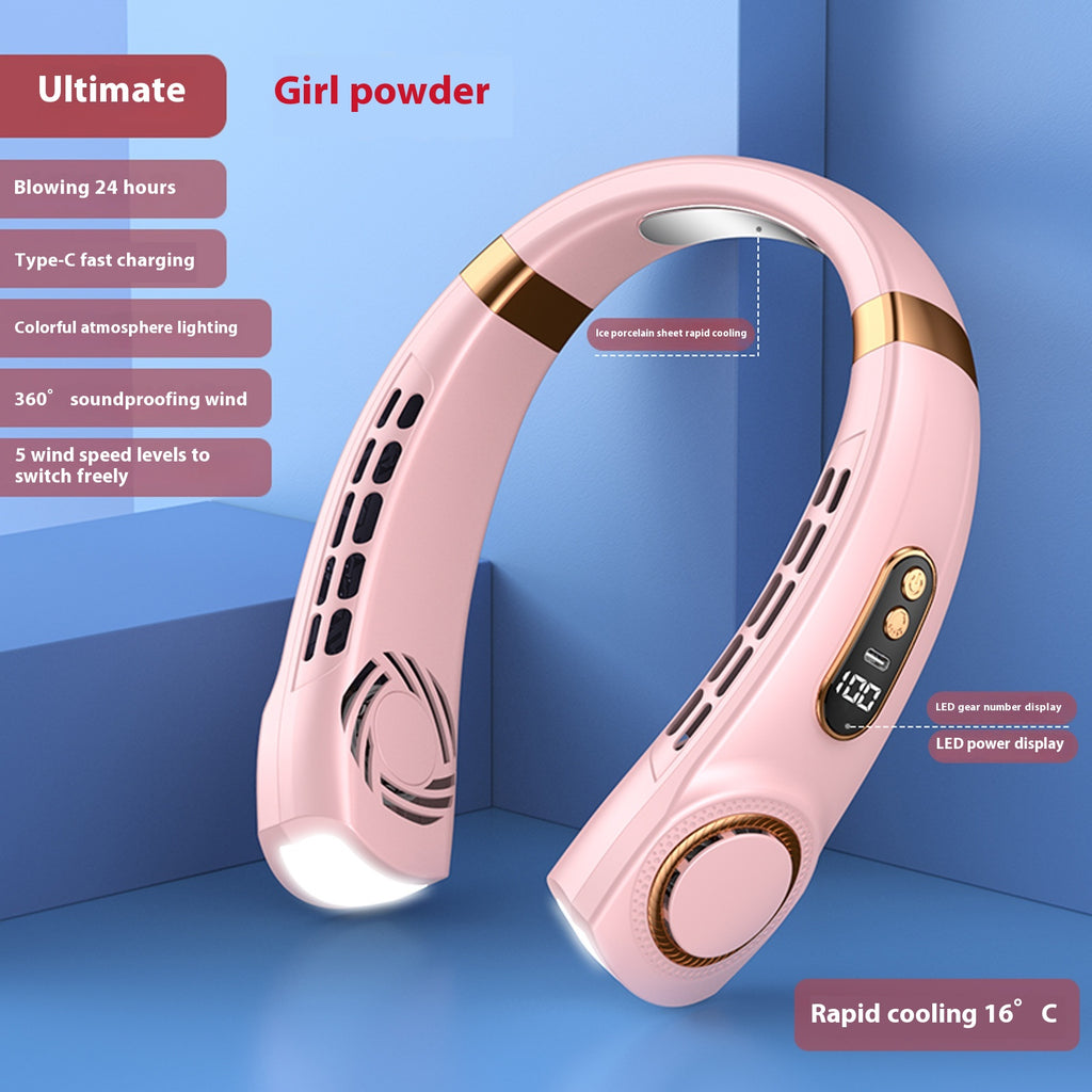 Tragbarer Halsventilator mit USB-Ladefunktion – Bild 10 | LuxeStyle