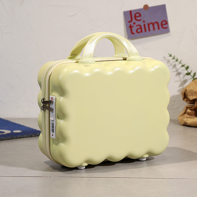 Macaron-farbener Reisekoffer mit Zahlenschloss 14 Zoll – Bild 4 | LuxeStyle