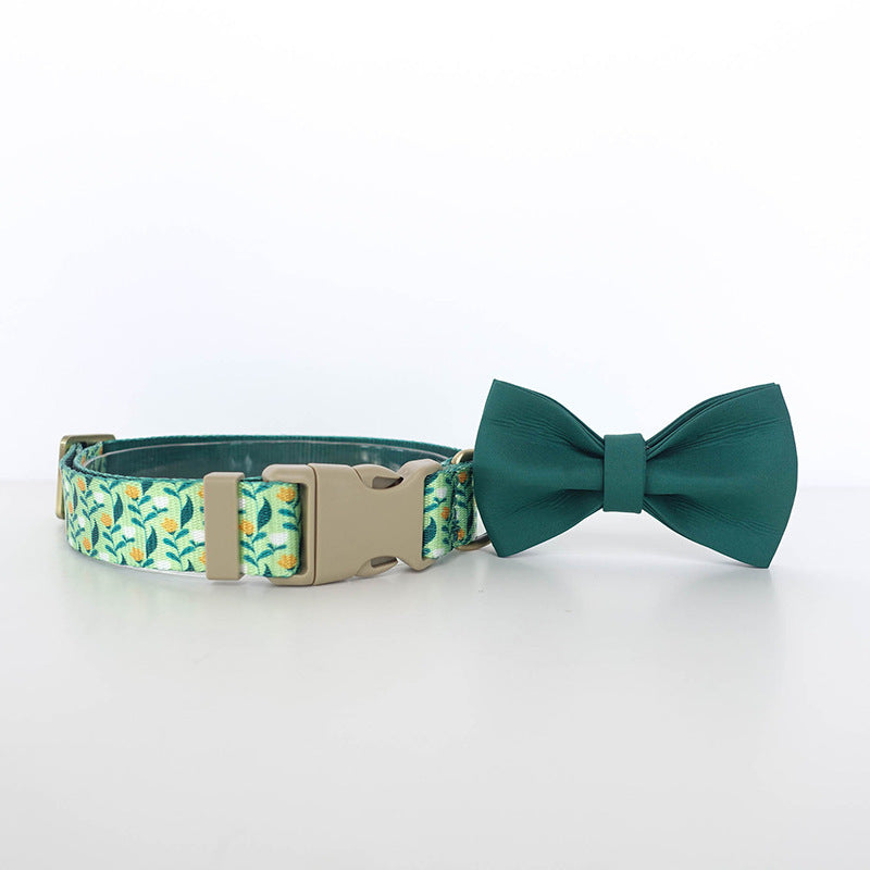 Halsband-Set mit Blumen für Hunde – Bild 5 | LuxeStyle