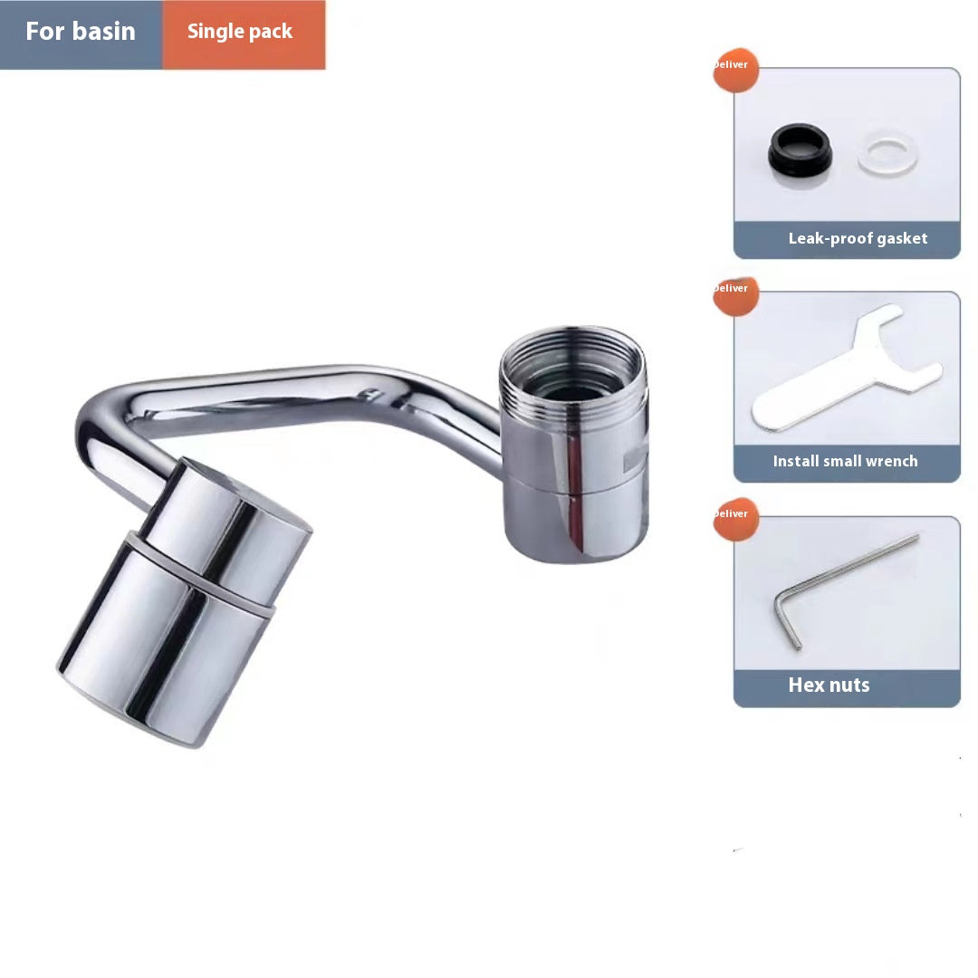 Kupfer-Wasserhahn mit Universalarm – Bild 2 | LuxeStyle