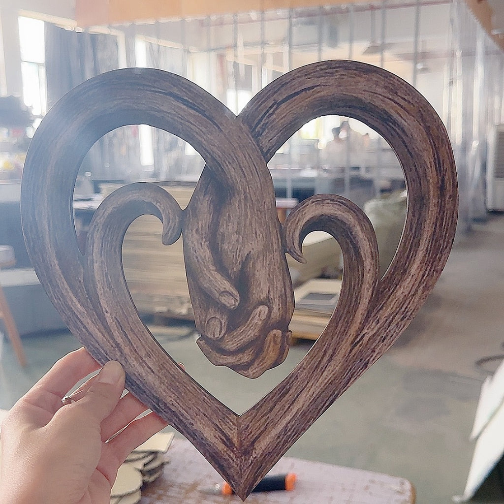 Herz-Wanddekoration aus Holz – Bild 5 | LuxeStyle