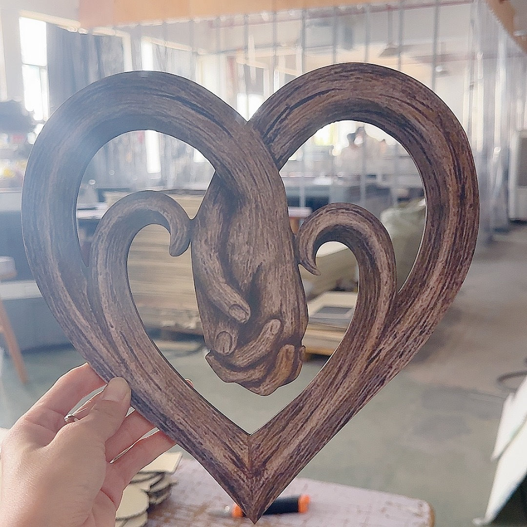Herz-Wanddekoration aus Holz – Bild 5 | LuxeStyle