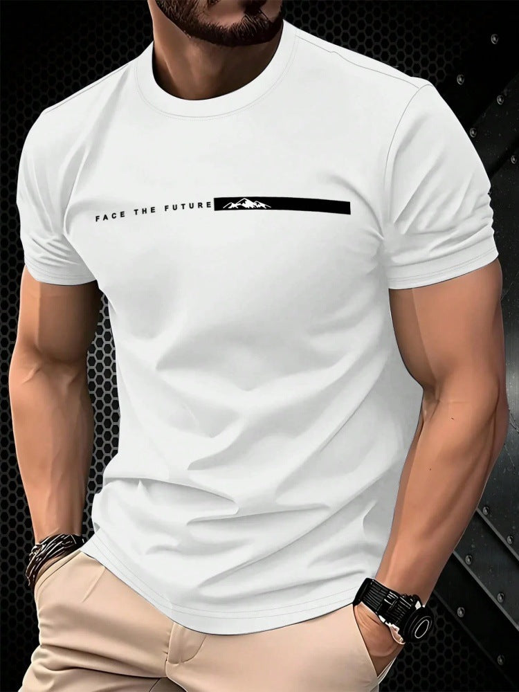 Herren Casual Sport-Shirt mit Print
