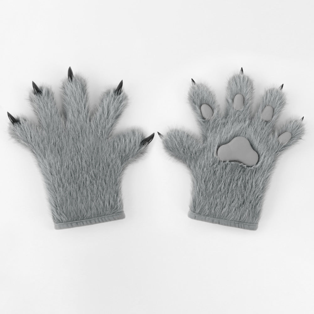 Katzenpfoten-Handschuhe Plüsch