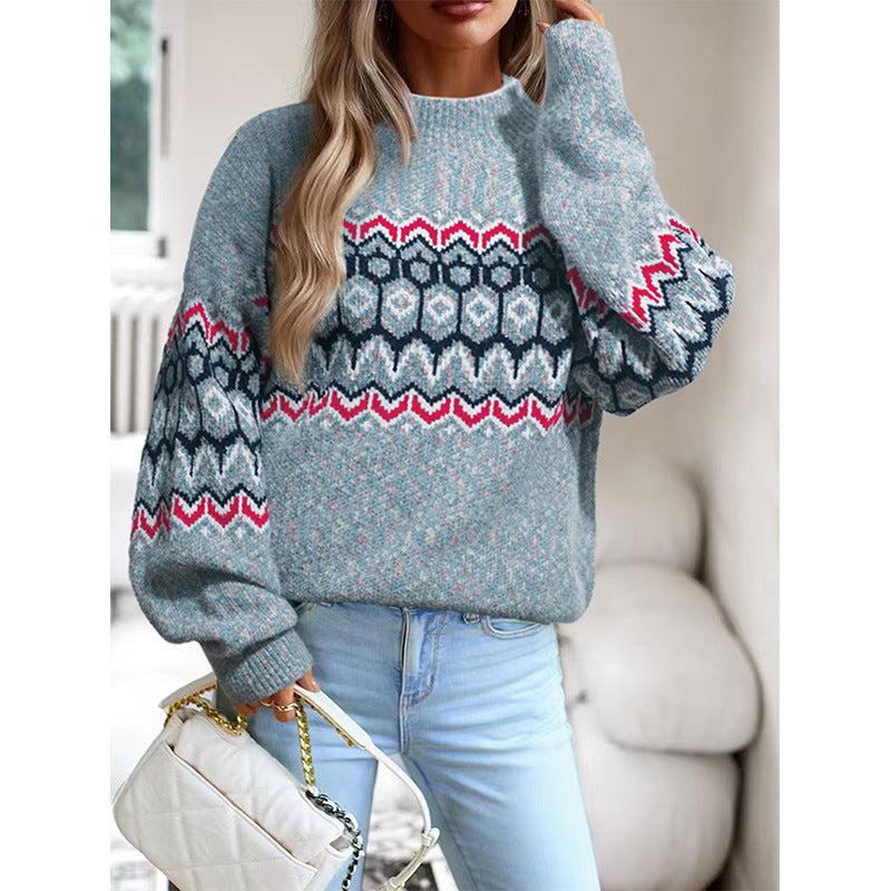 Schneeflocken-Pullover