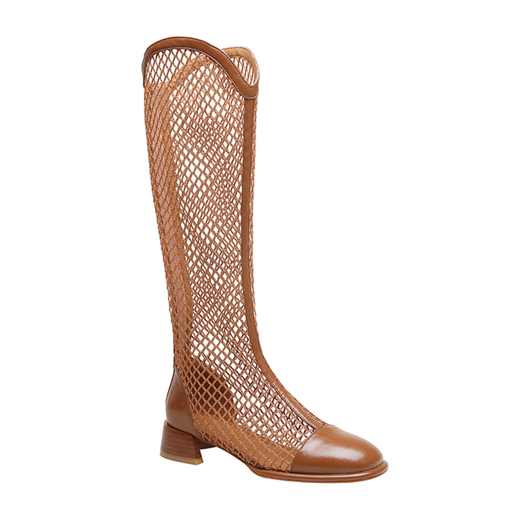 Damen Stiefel mit eckiger Zehenpartie – Bild 2 | LuxeStyle