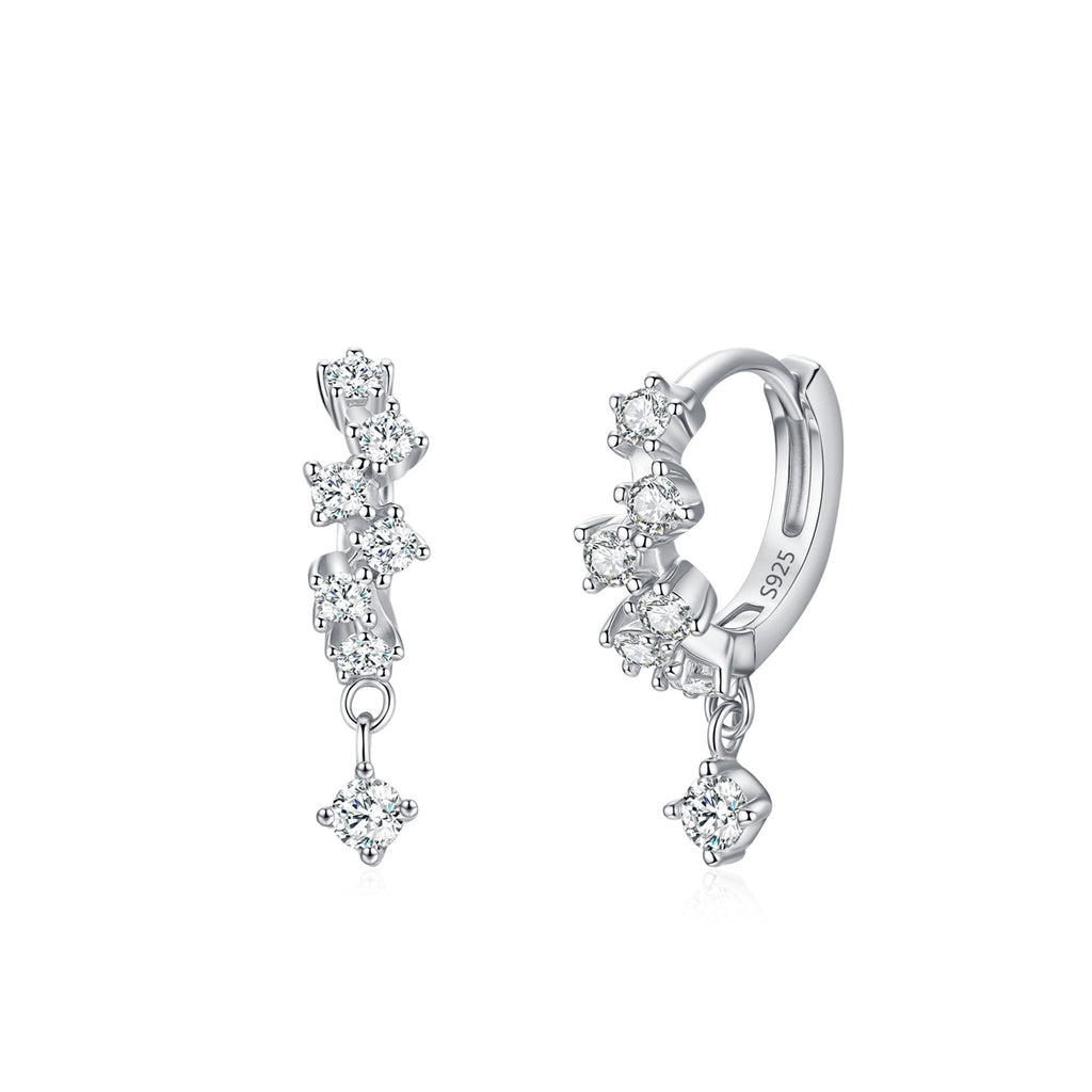 S925 Sterling Silber Ohrringe mit Zirkonia