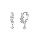 S925 Sterling Silber Ohrringe mit Zirkonia