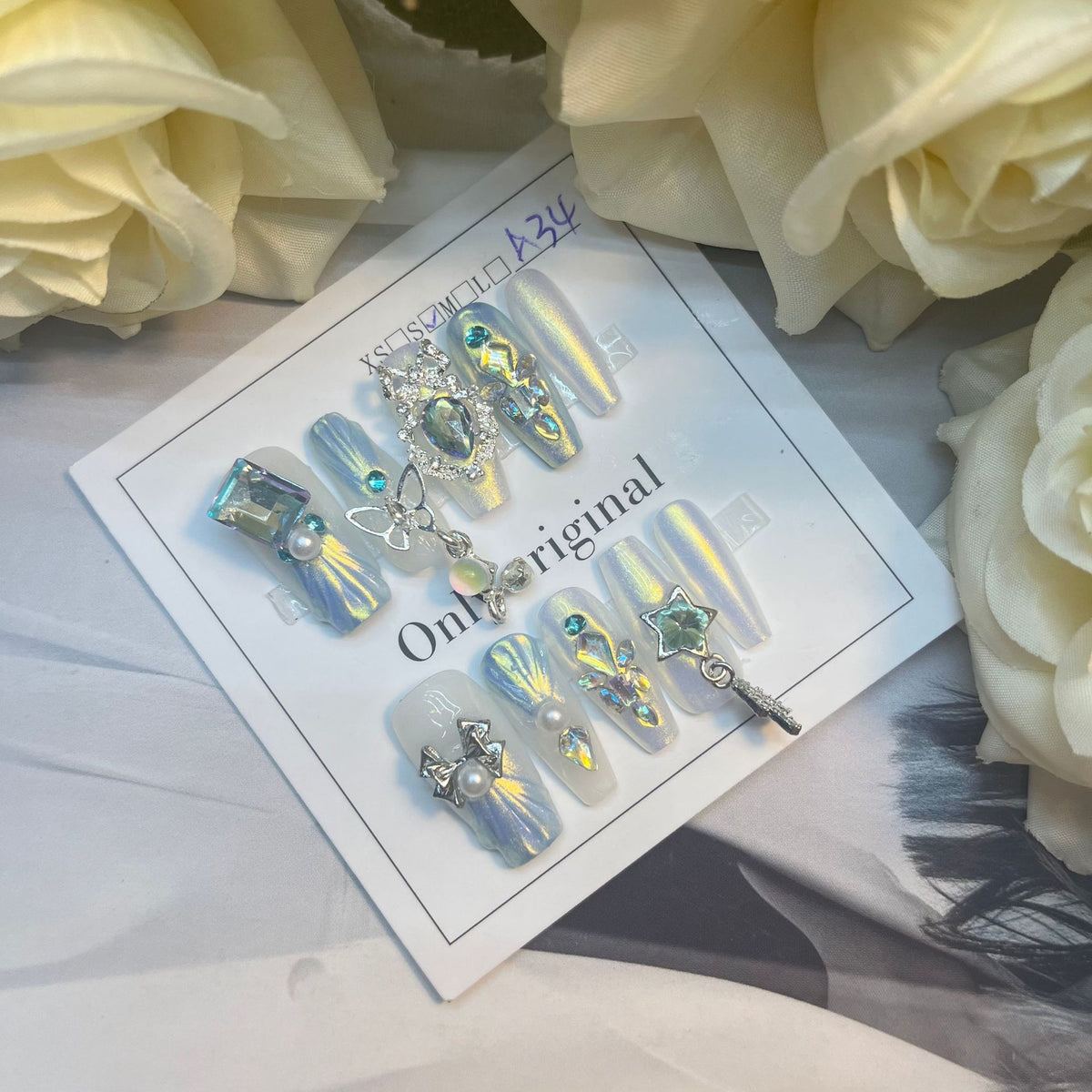 Superweisse ablösbare Nagel-Patches – Bild 5 | LuxeStyle