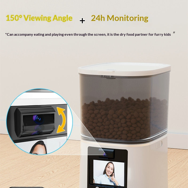 Verstellbare Haustierkamera mit automatischer Futterstation – Bild 3 | LuxeStyle