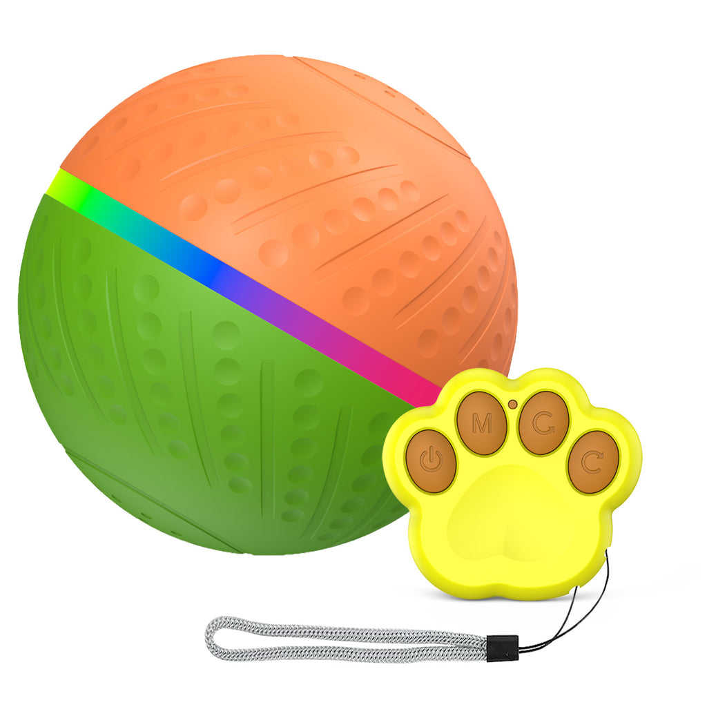 Interaktiver Spielball für Haustiere mit Fernbedienung