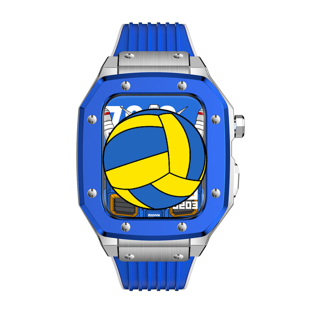 Smartwatch mit Edelstahlgehäuse und Silikonarmband – Bild 3 | LuxeStyle
