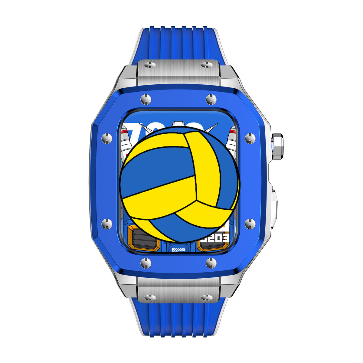 Smartwatch mit Edelstahlgehäuse und Silikonarmband – Bild 3 | LuxeStyle